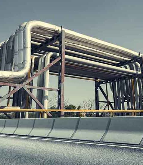 Highway and pipeline background